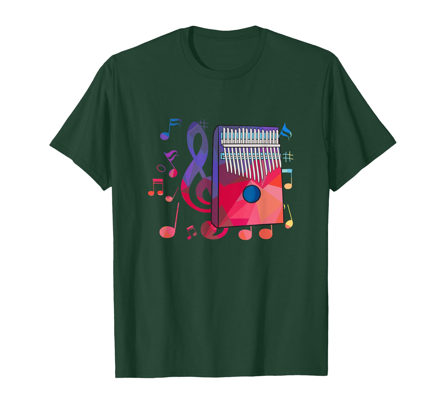 Colorful Idiophone Design for Kalimba Players T-Shirt