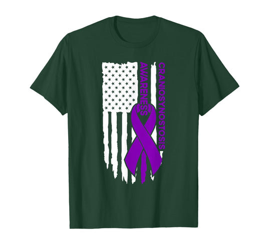 Craniosynostosis Awareness Flag Craniosynostosis T-Shirt