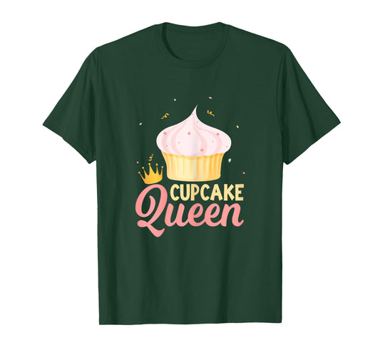 Cupcake Queen - Funny Cake Baking Cupcake Lovers Women T-Shirt