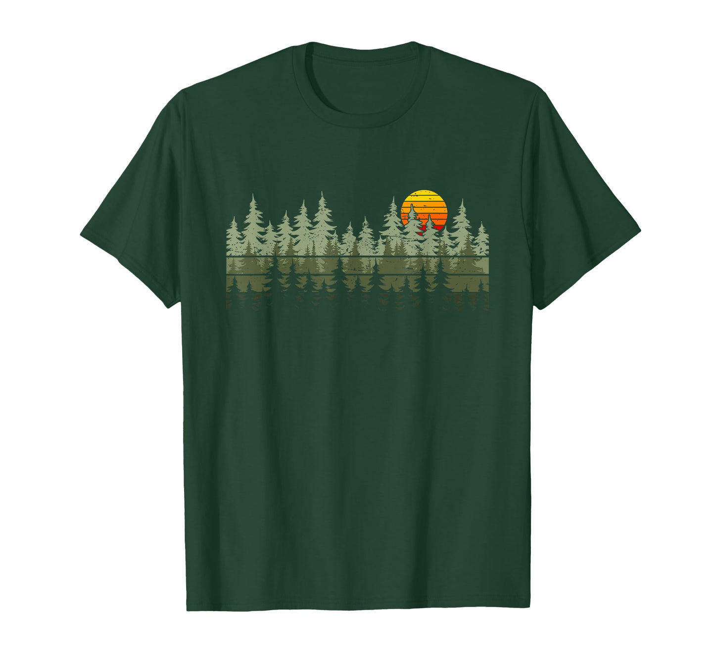 Trees Wildlife Nature Vintage Forest T-Shirt