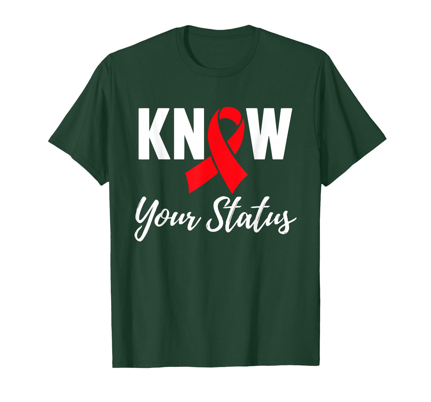 Aids Support Red Ribbon World Aids Day Hiv Aids Awareness T-Shirt