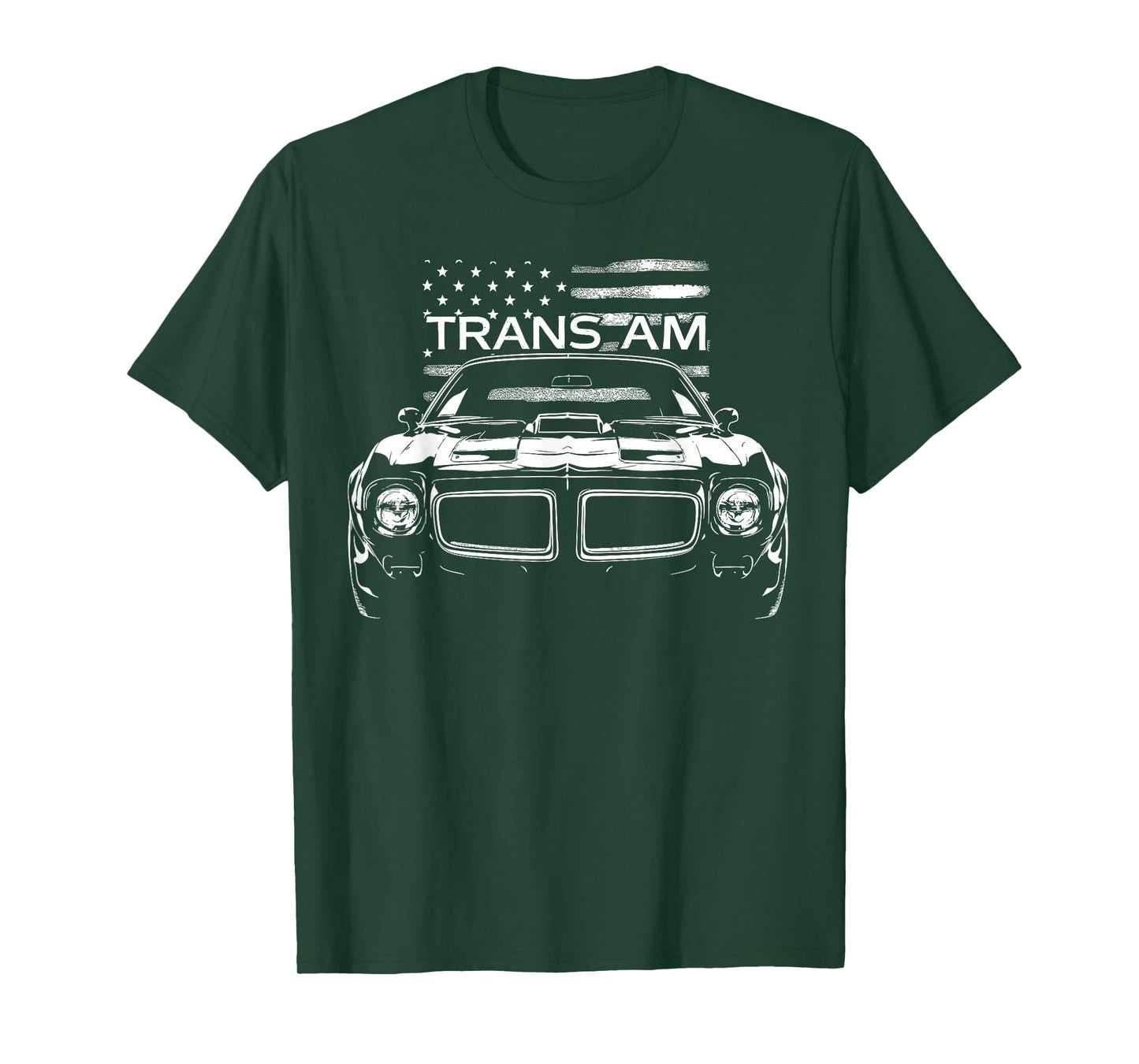 American Flag Trans Am Muscle Car Old School 1971 Trans Am T-Shirt