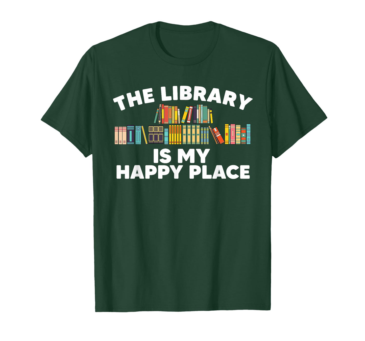 Cool Library Art for Men Women Bookworm Librarian Book Lover T-Shirt
