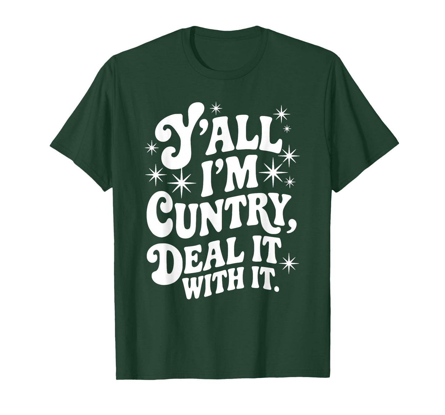 Funny Cowgirl I'm Cuntry Western Rodeo Casual Country Music T-Shirt