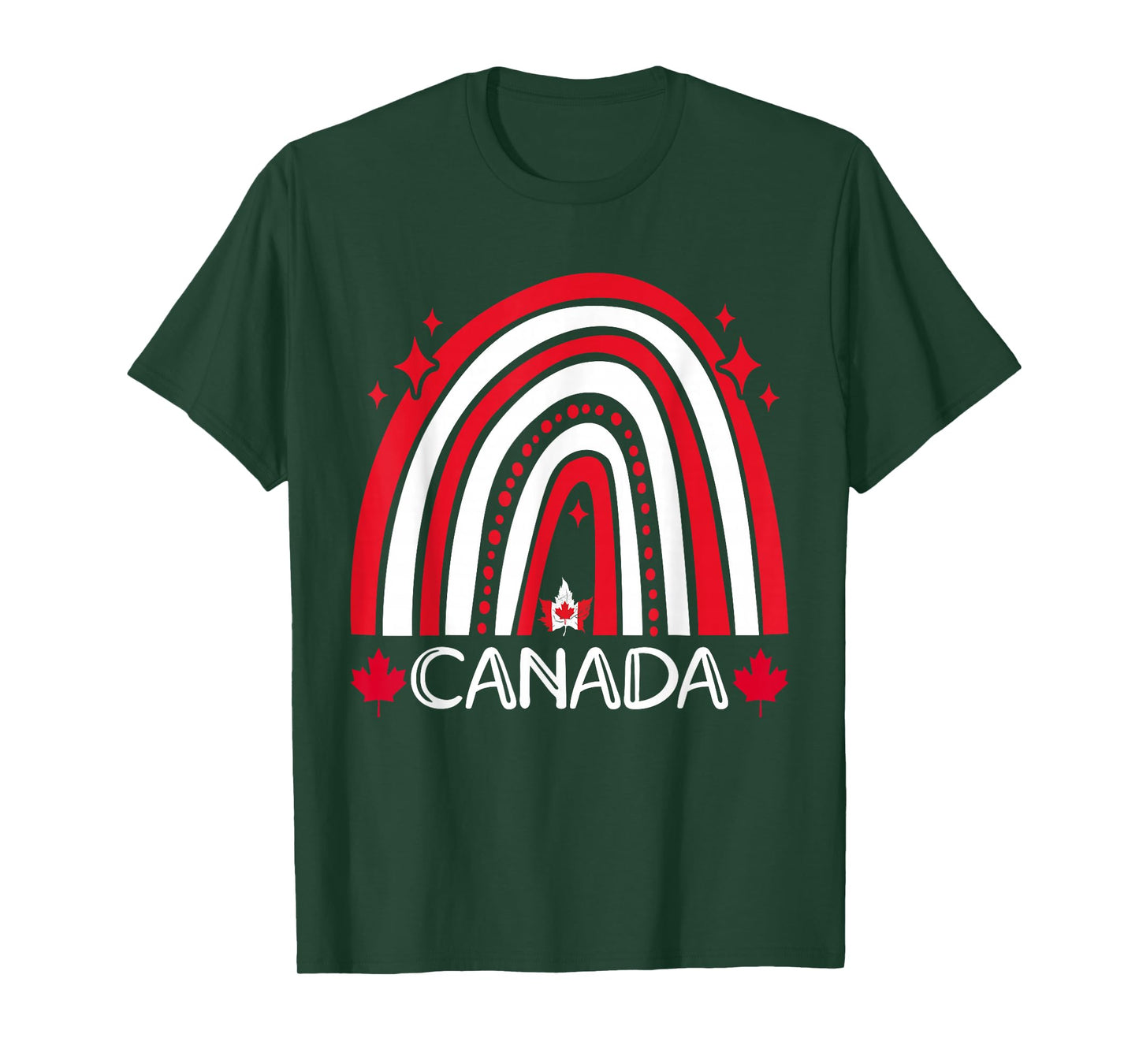 Funny Canada Maple Leaf Canadian Roots American Rainbow Kids T-Shirt