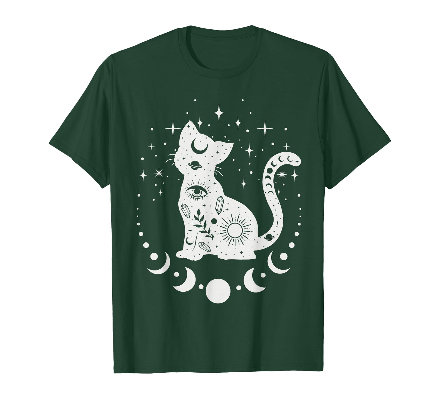 Celestial Cat, Astrology Cat, Spiritual Cat T-Shirt