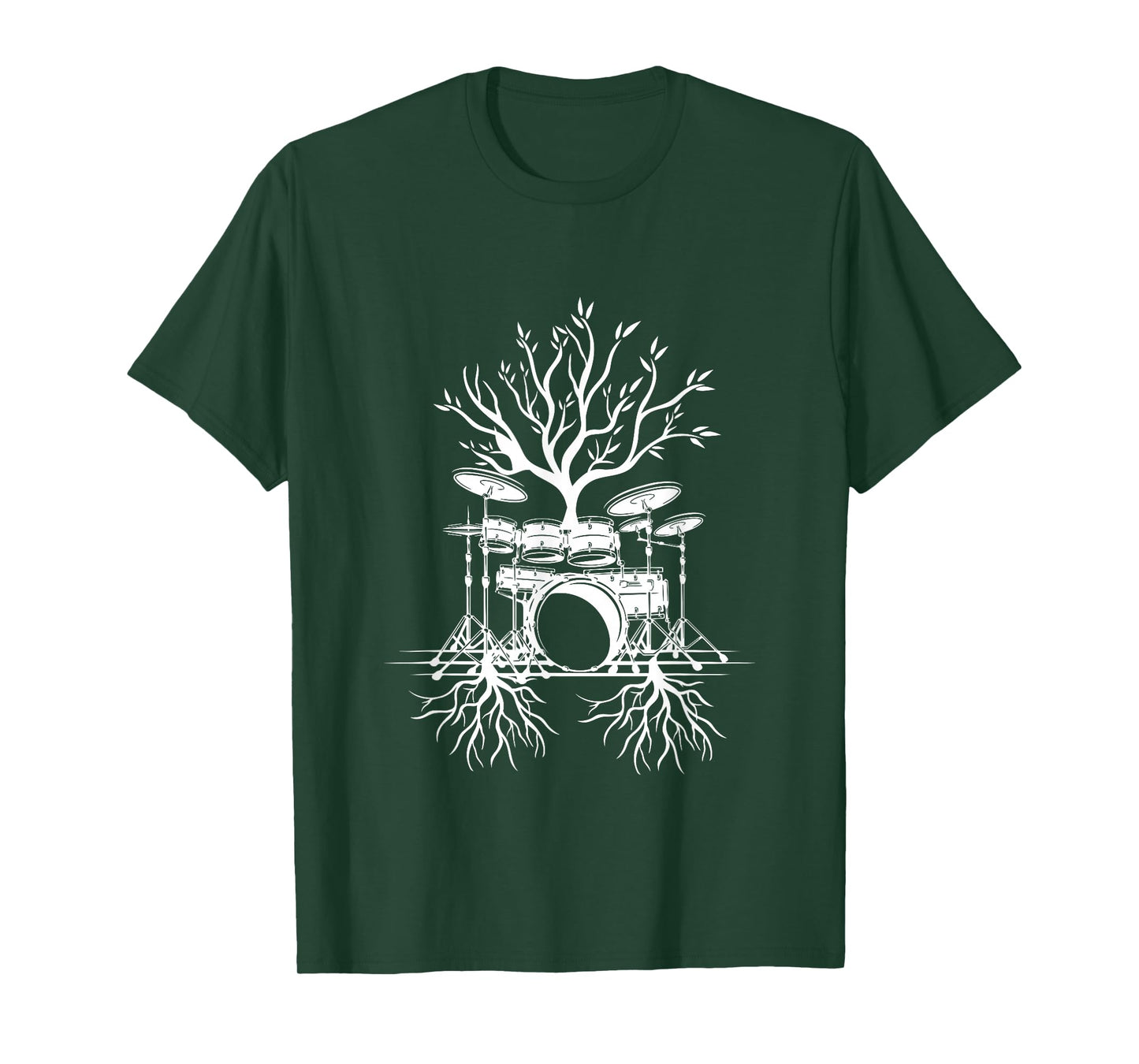 Tree Of Life Drummer Drums Drumming Drumset Snare Musician T-Shirt