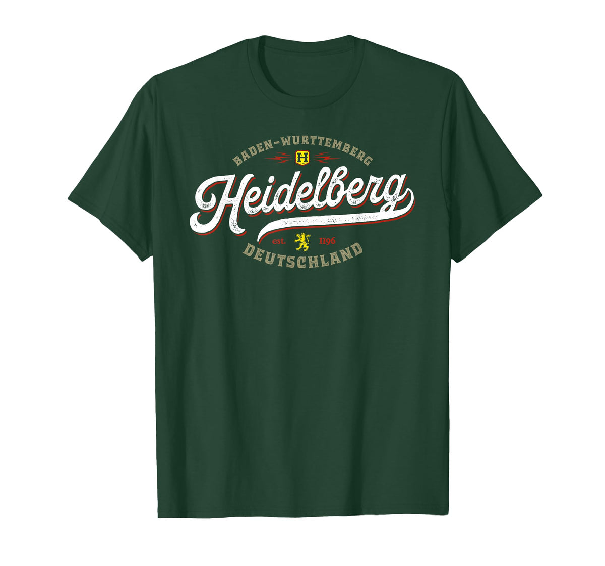 Heidelberg Germany - Vintage Souvenir Travel Heidelberg T-Shirt