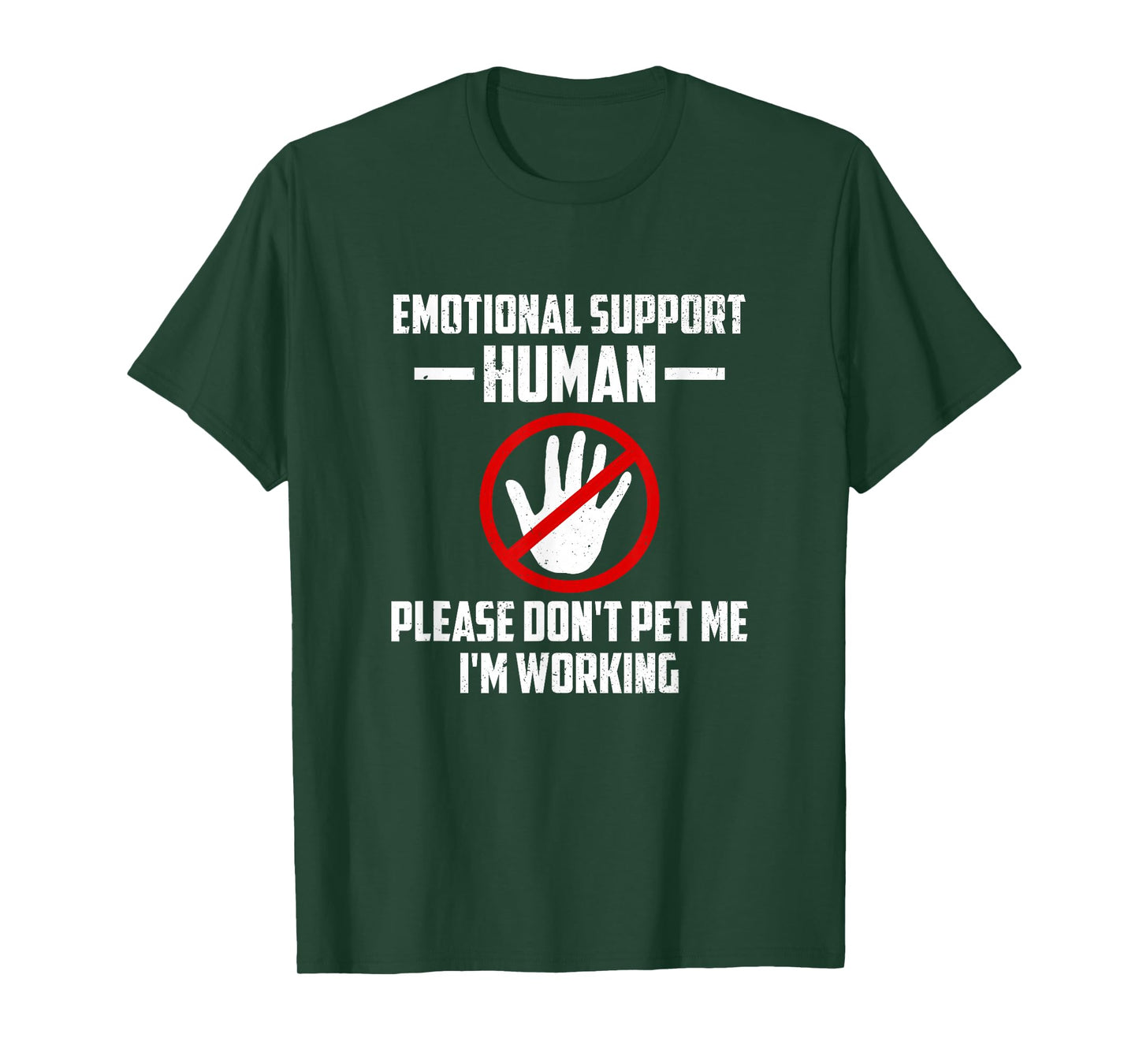 Emotional-Support Human Halloween Costume Do Not Pet Me T-Shirt