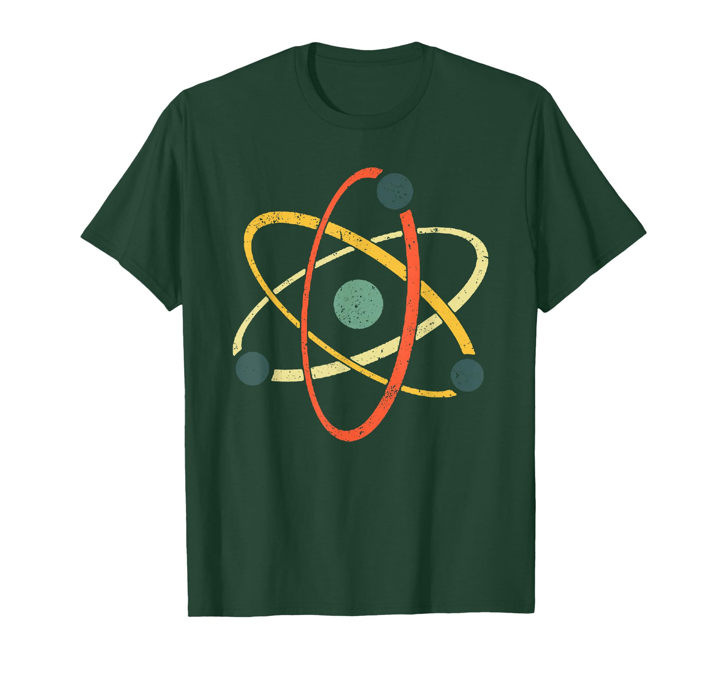 Cool Atom Art Men Women Biology Physics Chemistry Teacher T-Shirt