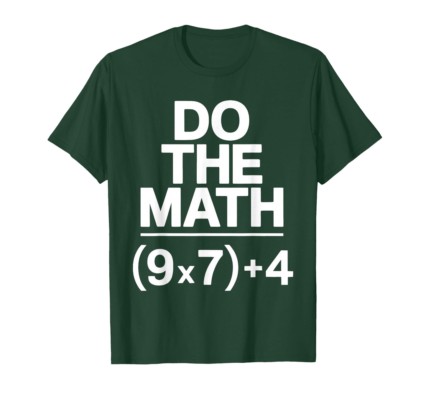 Do The Math Equation Thanksgiving Teacher 67 Six Seven 6 7 T-Shirt