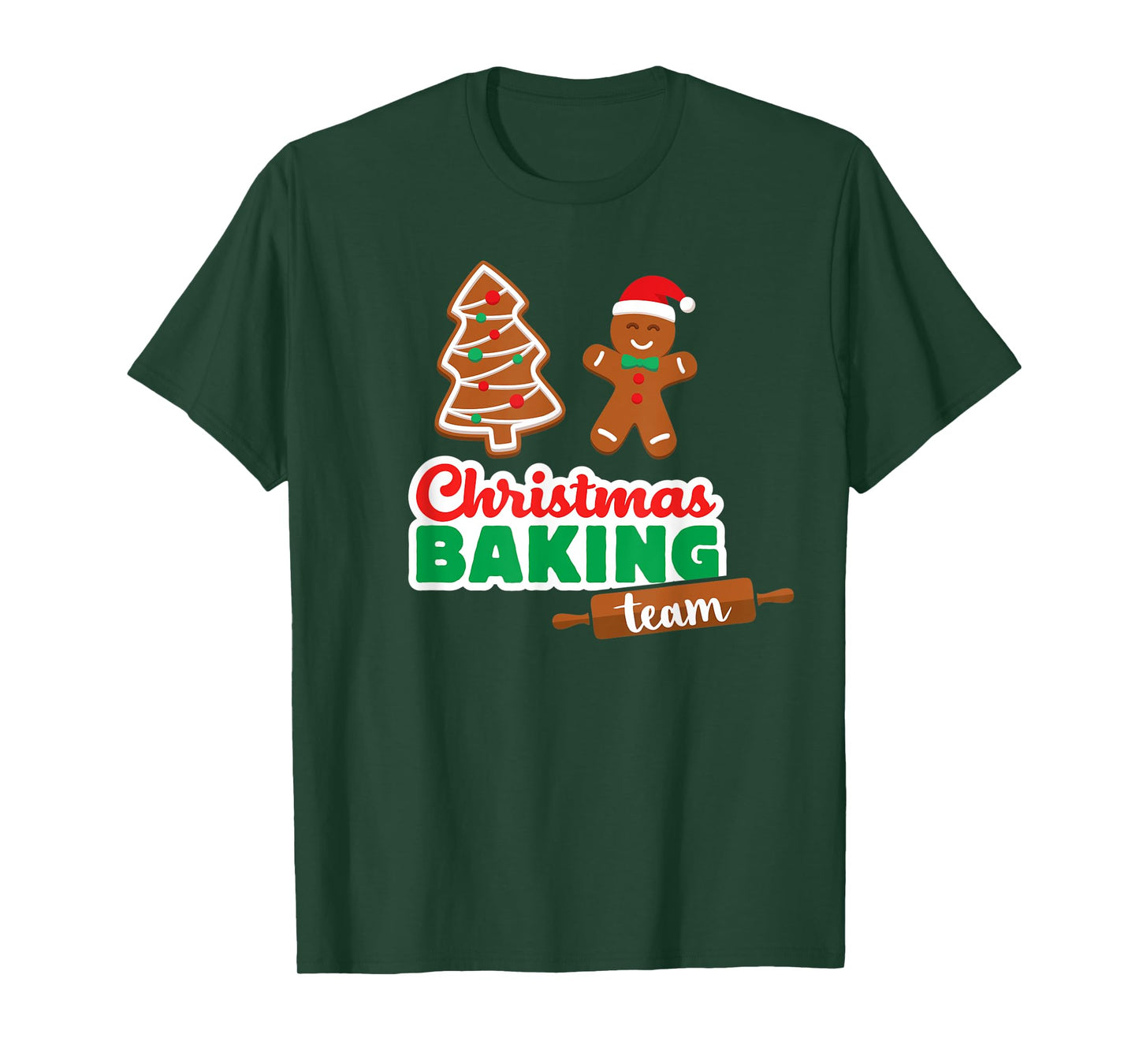 Christmas Baking Team T Shirt Funny Xmas Cookies Matching T-Shirt