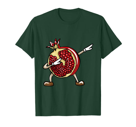 Funny Dabbing Pomegranate Lover Fruit Love T-Shirt