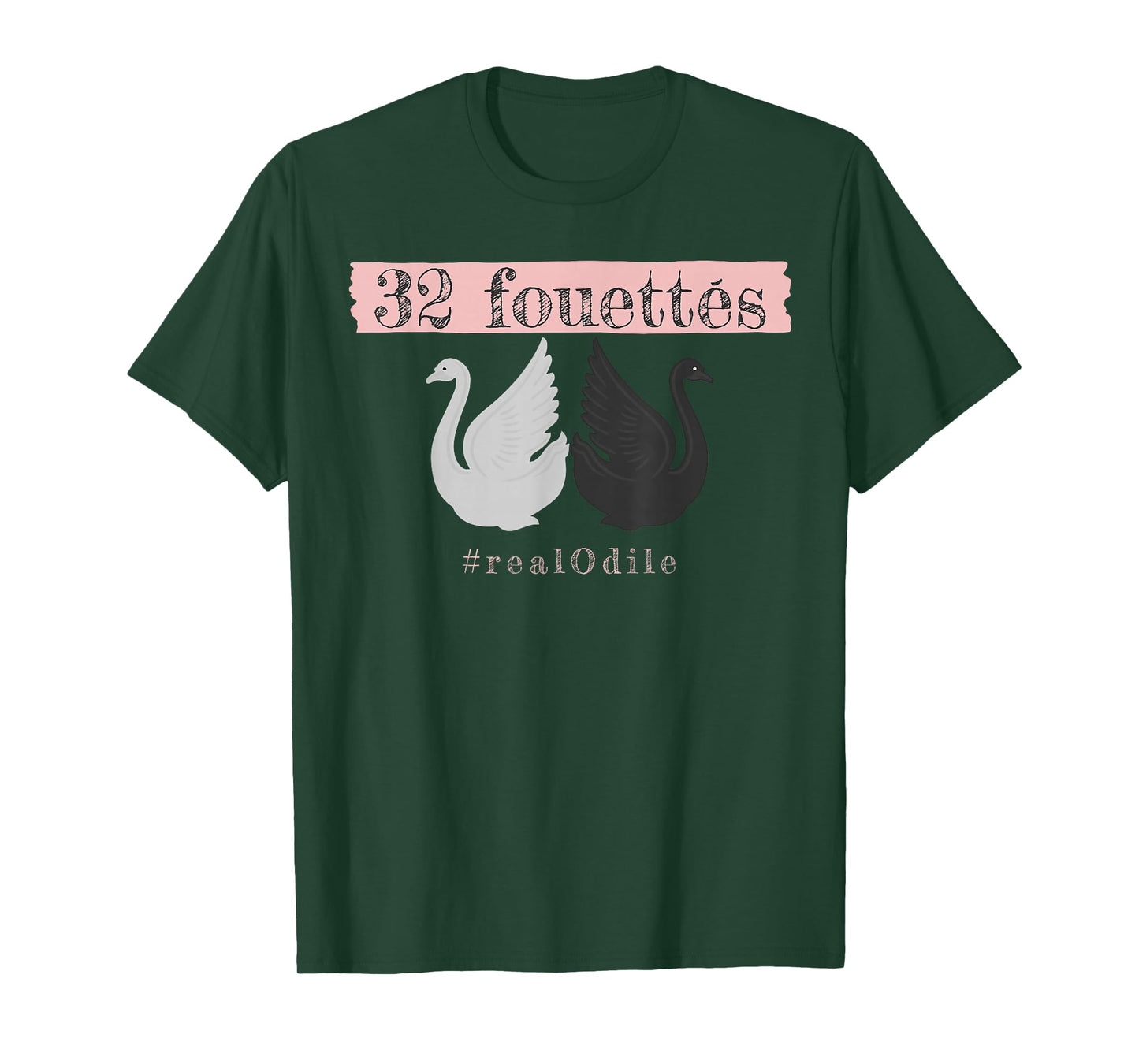 32 Fouettes Real Odile Tee | Swan Lake T-Shirt T-Shirt