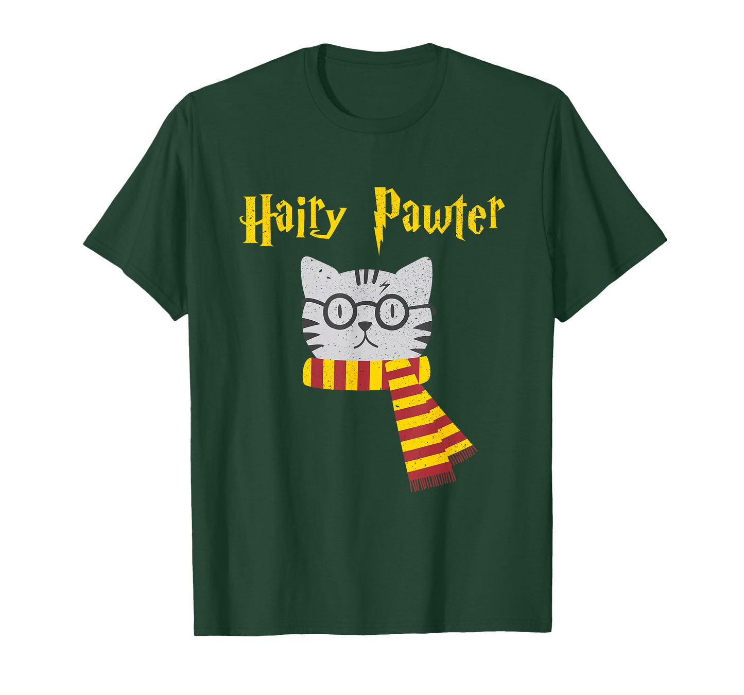Hairy Pawter T shirt Cat Lover Tee Gift T-Shirt