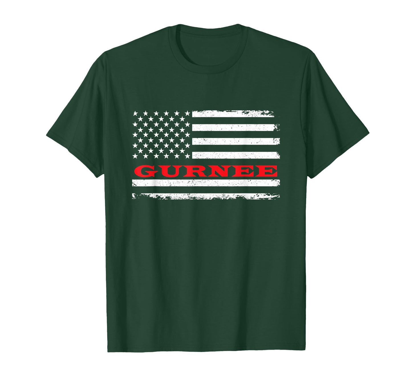 Illinois American Flag Gurnee USA Patriotic Souvenir T-Shirt