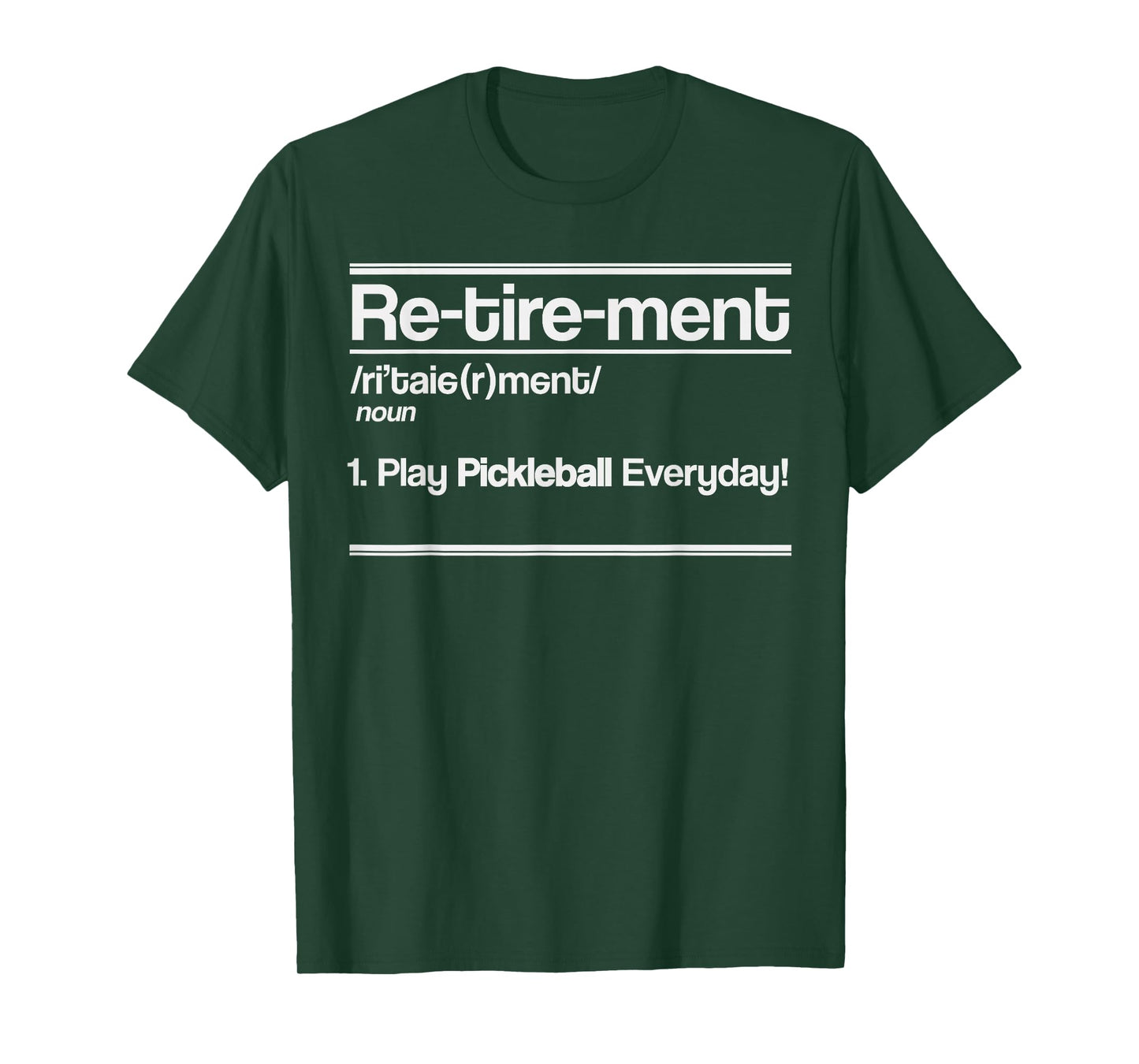 Retirement Definition Pickleball Retired Sport Player Gift T-Shirt