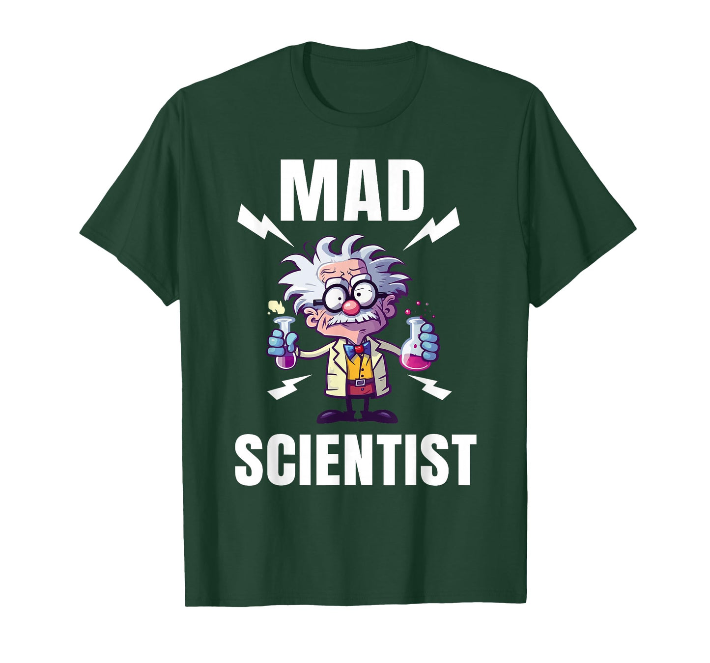 Mad Scientist Shirt Kids Toddler Boys Girls Child Science T-Shirt
