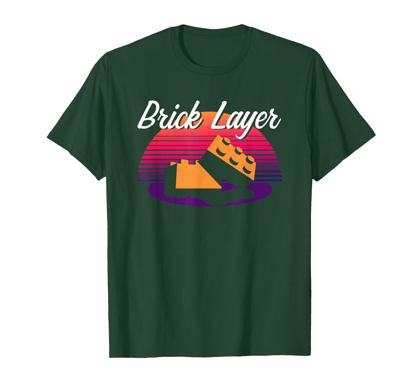 Brick Layer Big Building Blocks Master Builder Engineer Toy T-Shirt