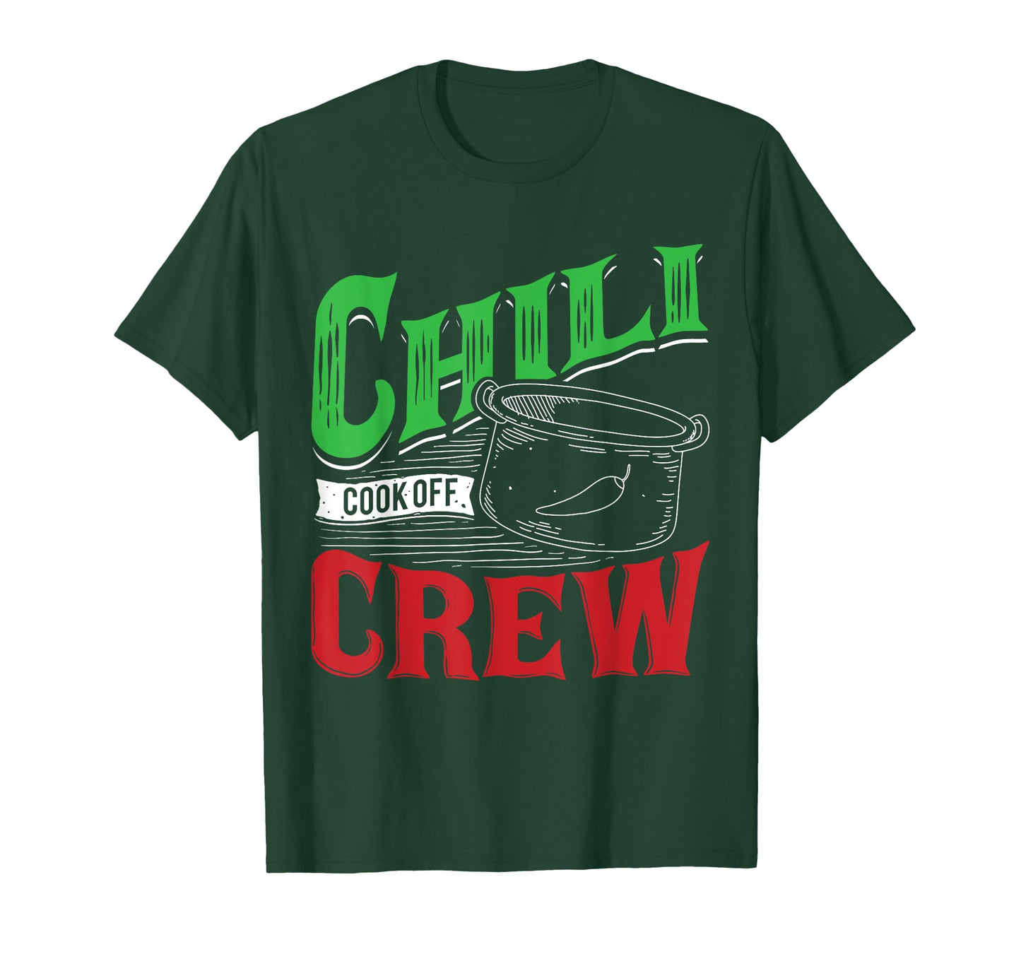 Chili Cook Off Crew Cooking Competition Winning Team Award T-Shirt