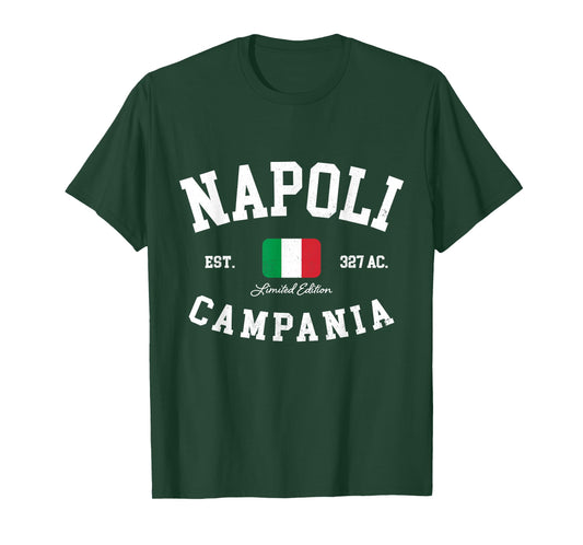Napoli Campania Italian Flag Napule Italy Naples T-Shirt