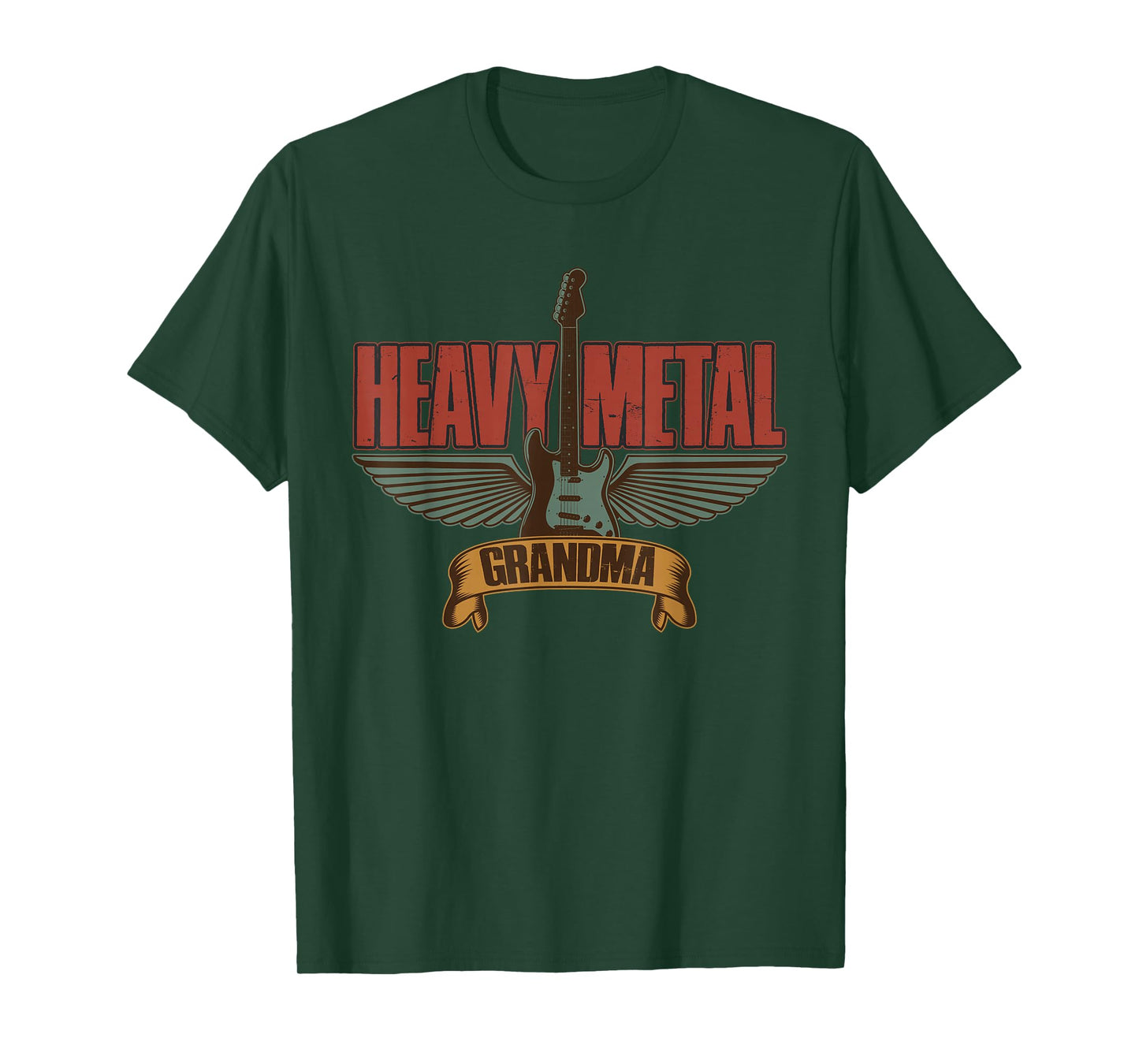 Heavy Metal Grandma - Metalhead Funny Grandmother T-Shirt
