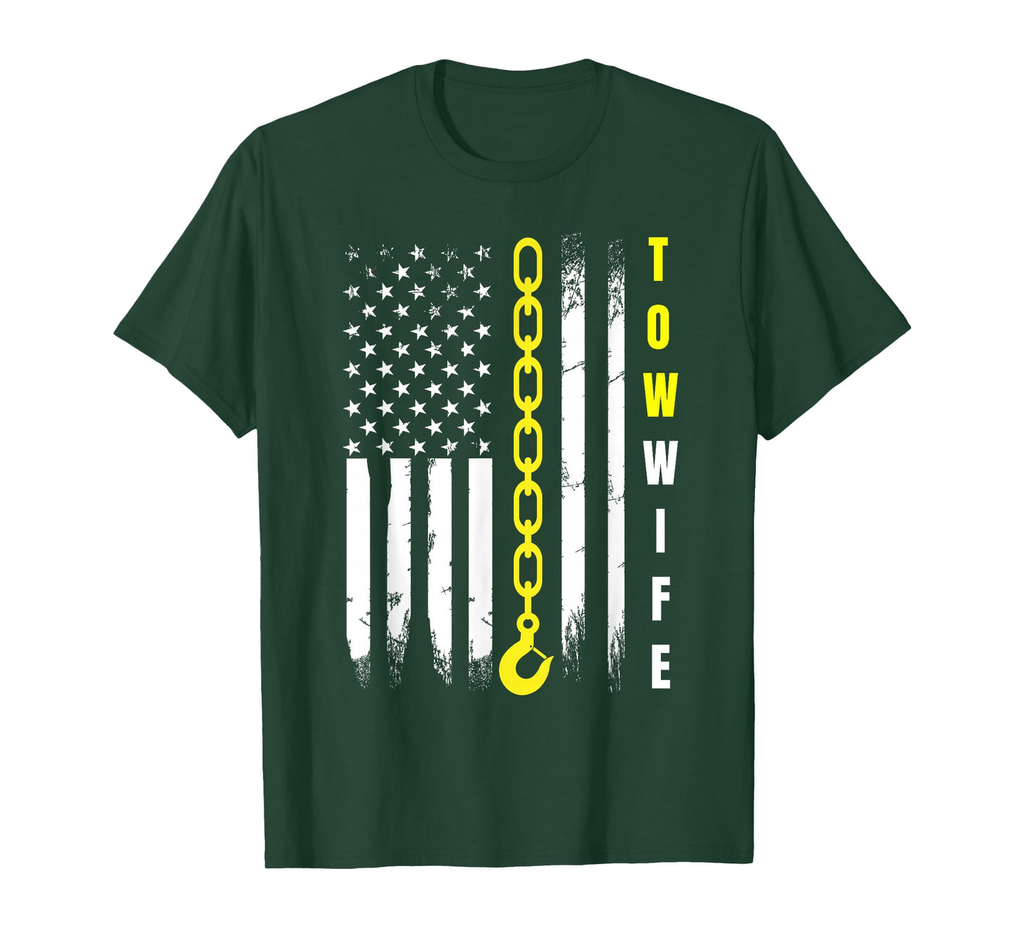 Tow Truck Driver Wife Girlfriend Tow Operator Wrecker T-Shirt