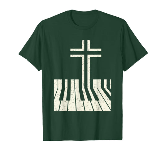 Christian Piano Player Piano Teacher Keyboard T-Shirt
