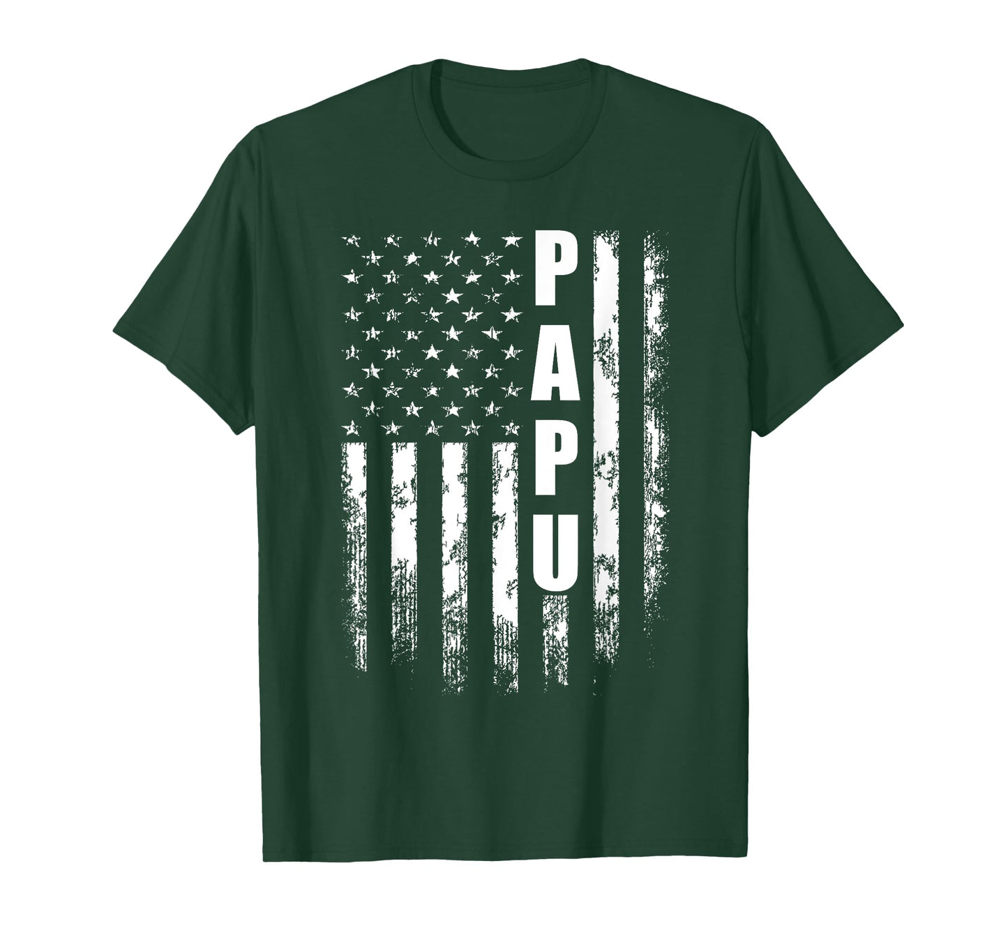 Papu American USA Flag - Papu Cooler Father's Day T-Shirt for Women Men