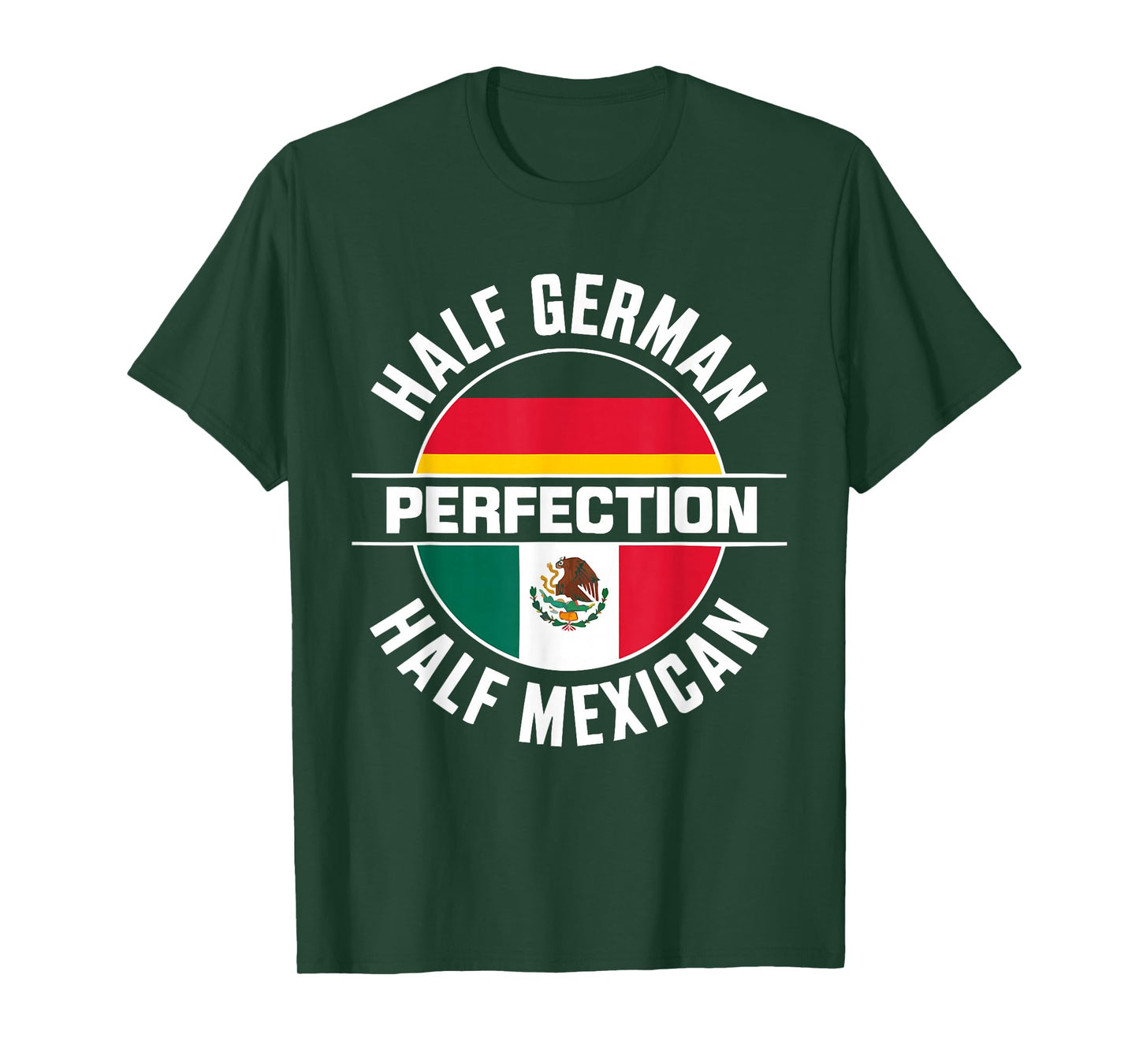 Half German Half Mexican Flag Mexico Germany T-Shirt