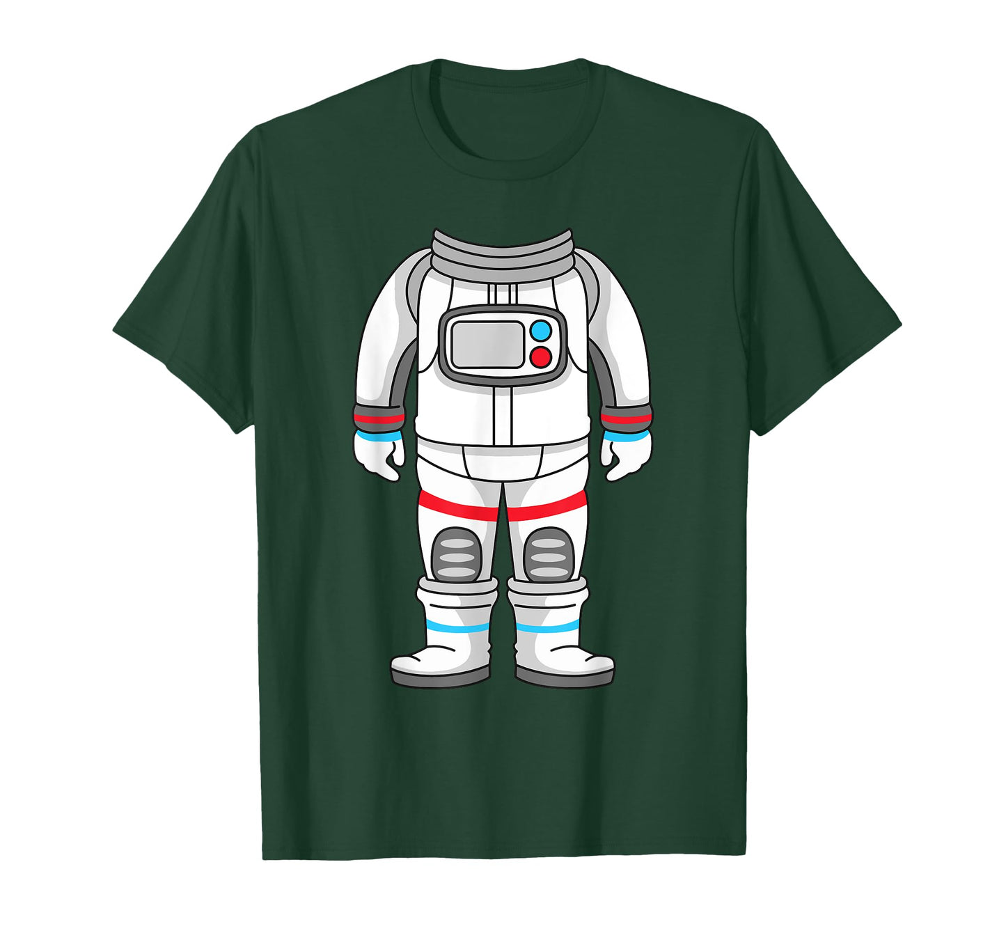 Astronaut Costume Space Suit Funny Halloween Spaceman T-Shirt