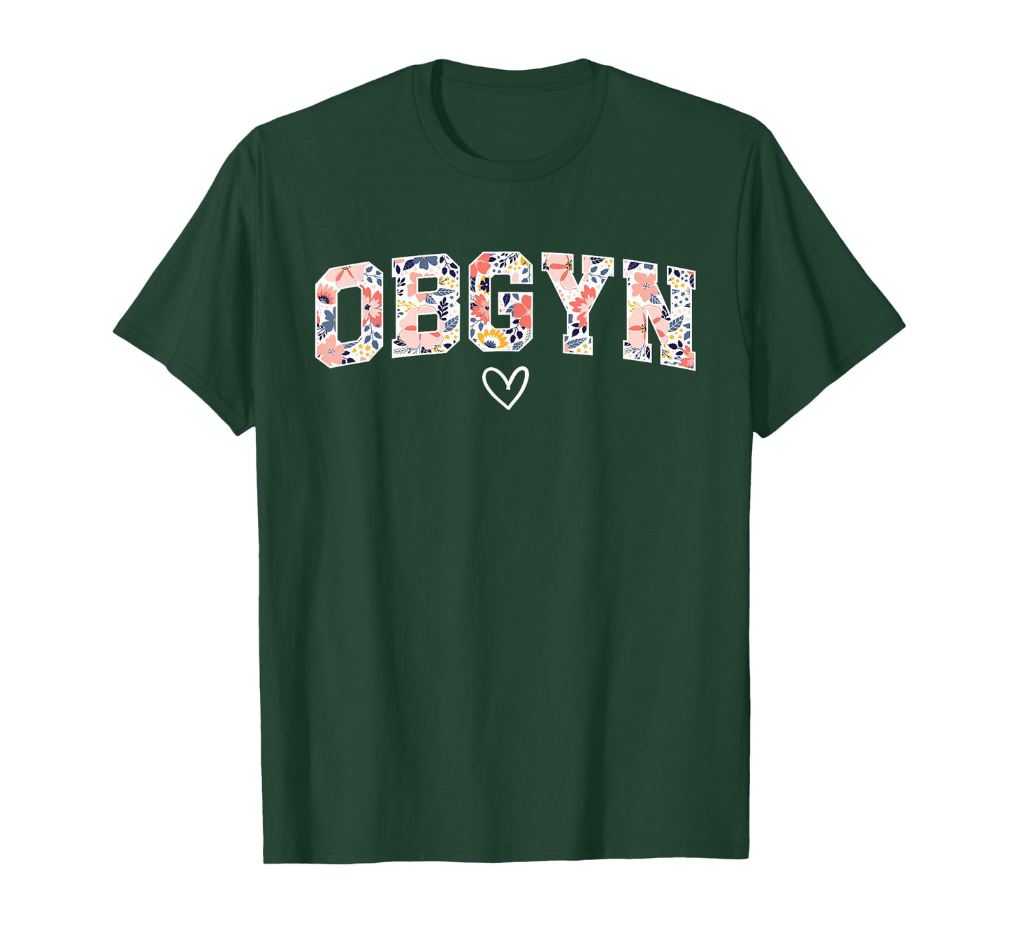 Cute OBGYN Obstetrics And Gynecology Unisex-Adults Black Small Classic Crew Neck T-Shirt