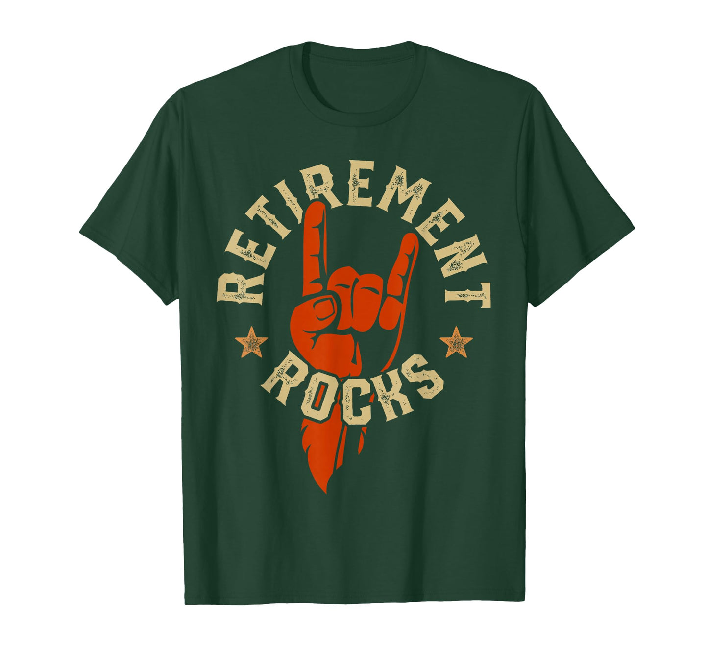 Retirement Rocks Rock n Roll Music T-Shirt