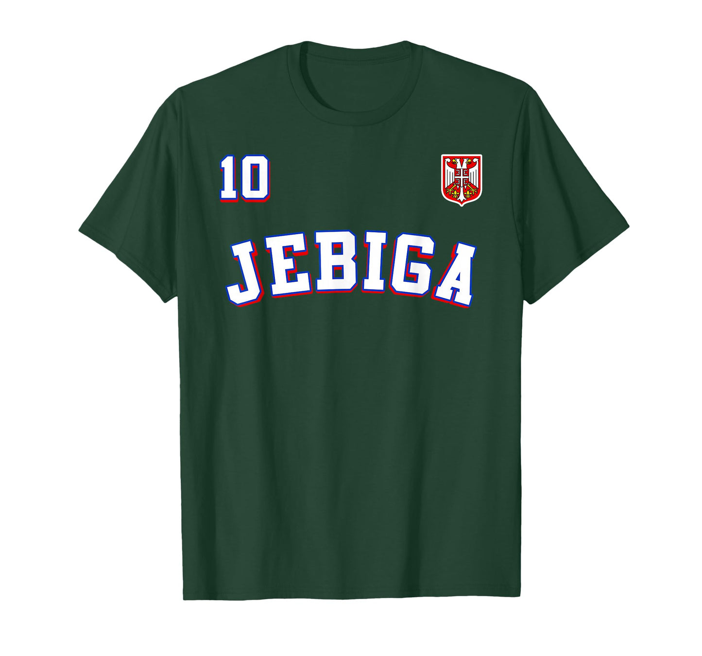 JEBIGA Serbian Flag Pride of Serbia Funny Balkan T-Shirt