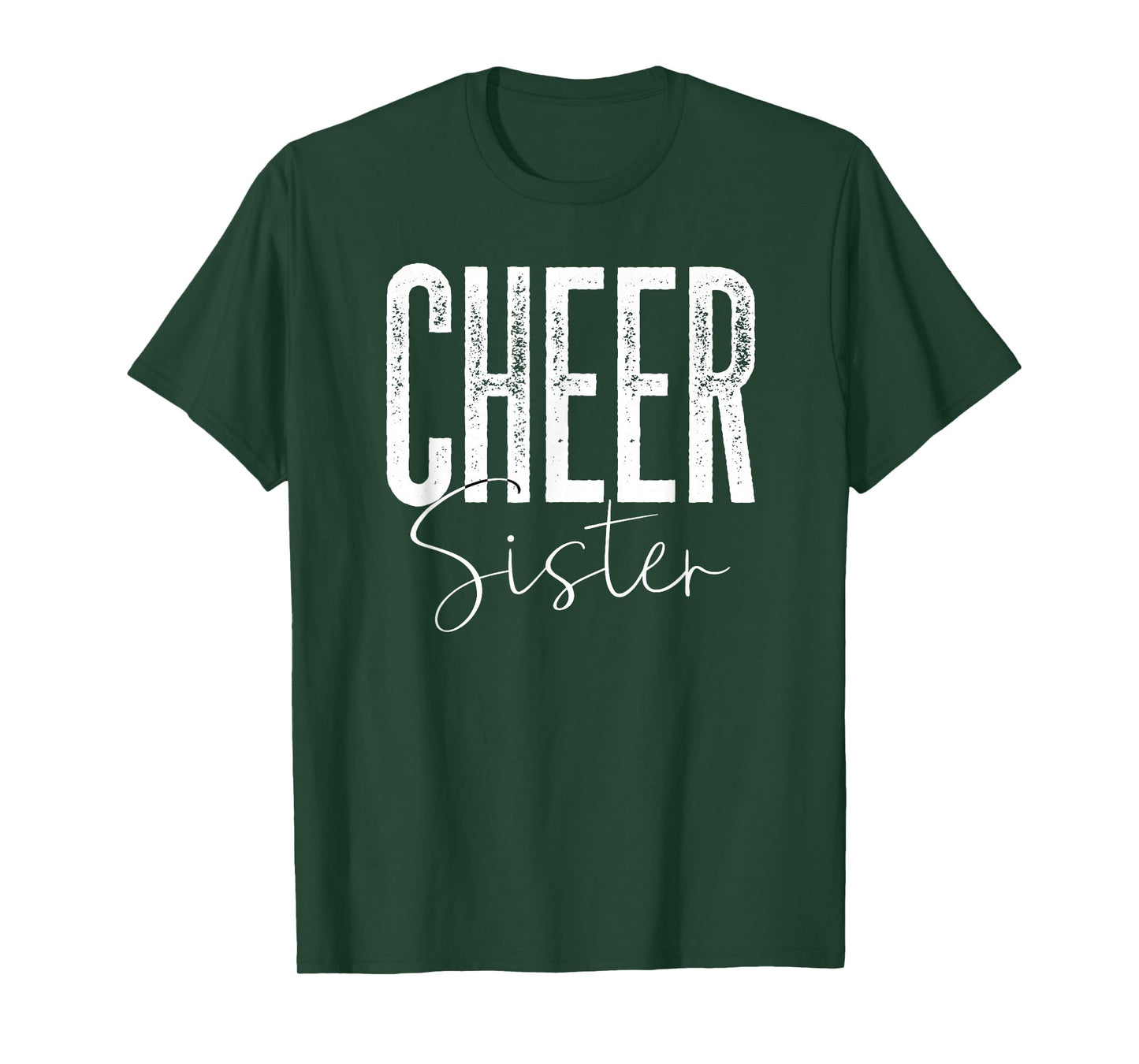 Cheer Sister Colorful Proud Sister Family T-Shirt