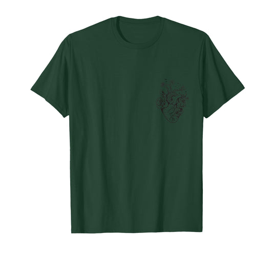 Anatomical Heart Artistic Design for Cardiology Student T-Shirt