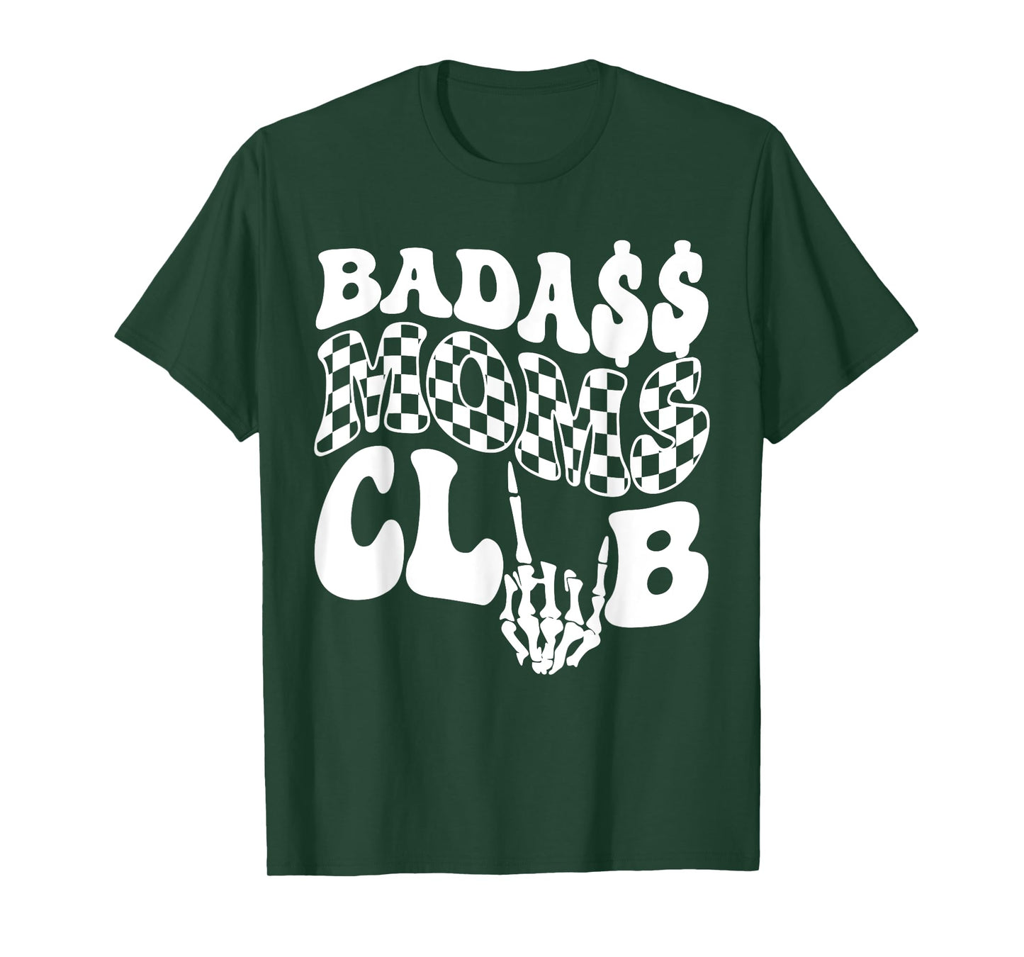 Badass Moms Club Trendy Mama Funny Mother Bad Ass Mom T-Shirt