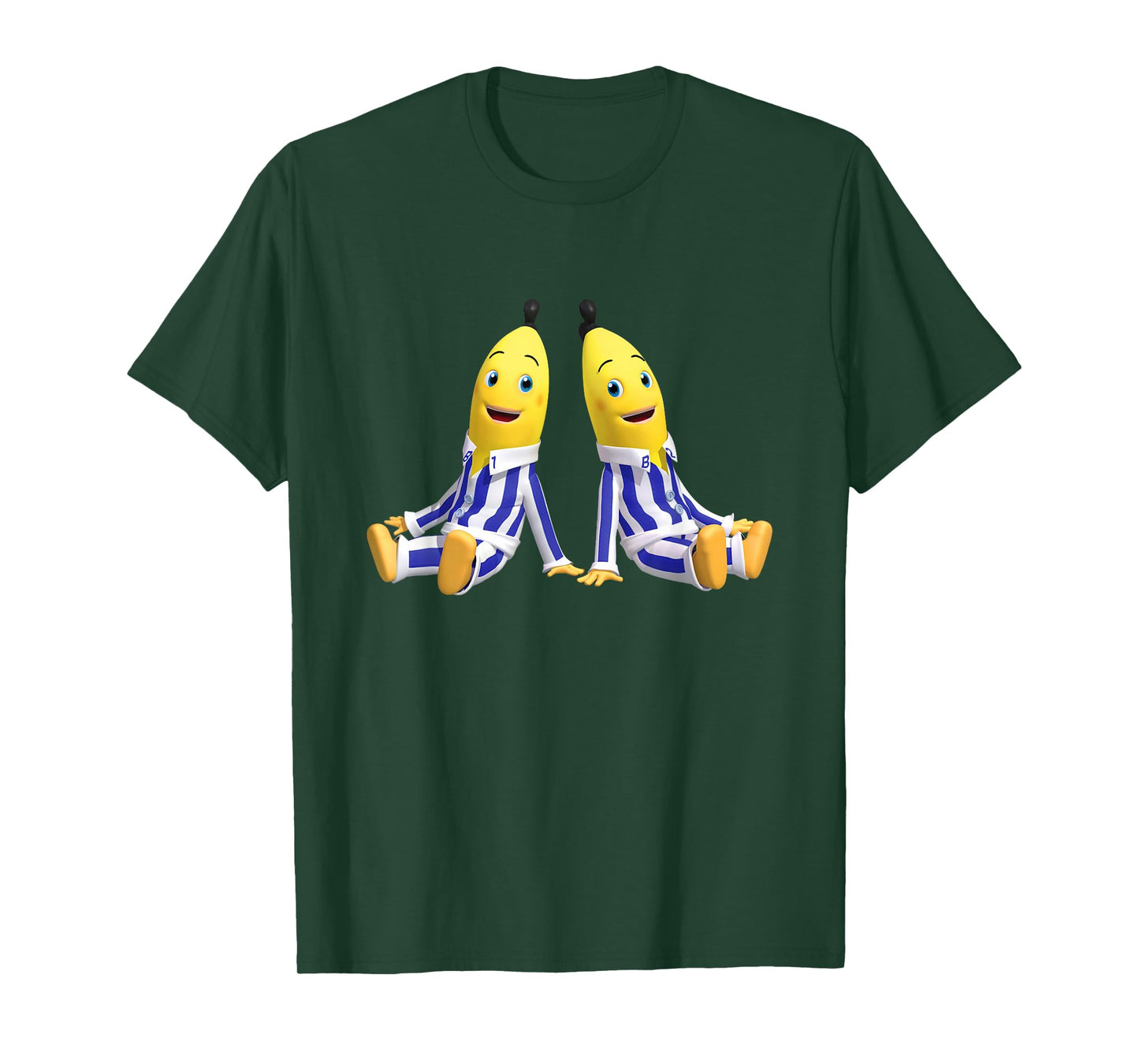 Bananas in Pajamas B1 and B2 Funny Vegetarian T-Shirt T-Shirt
