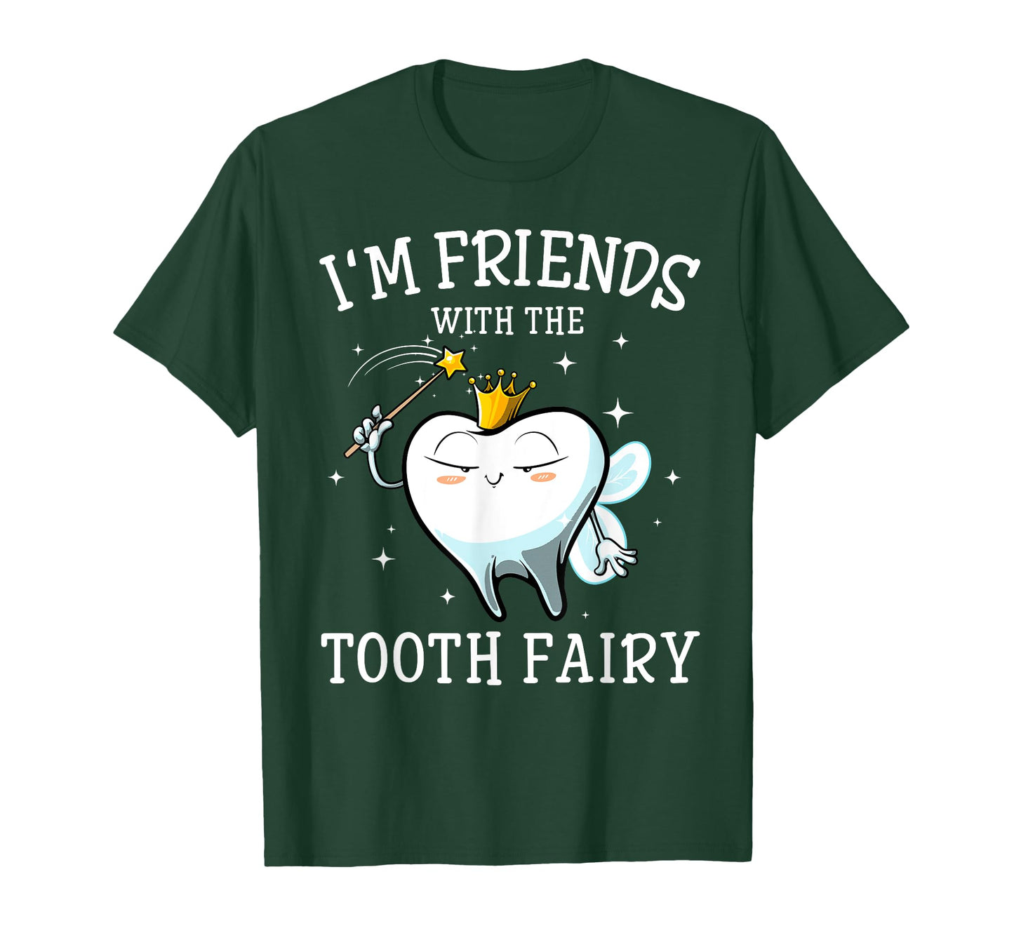 Cool Tooth Fairy Art Men Women Oral Dentist Dental Assistant T-Shirt