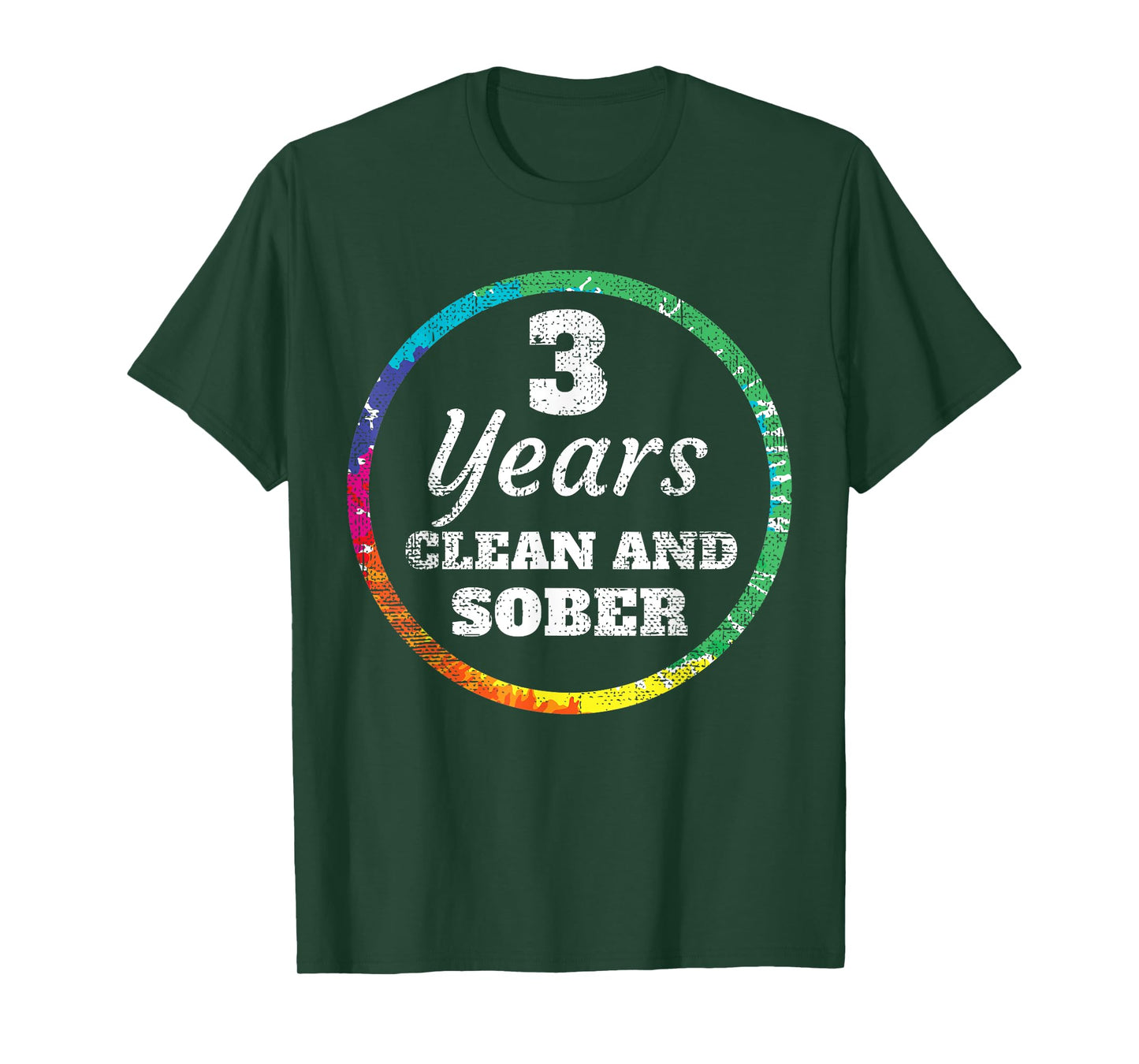 3 Year Clean and Sober Addiction T-Shirt T-Shirt