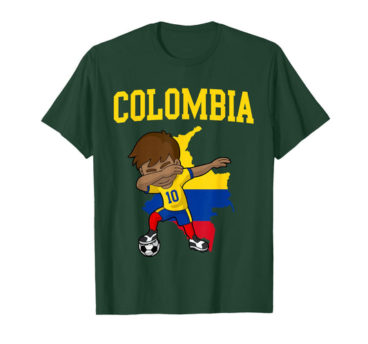 Colombia Soccer Colombian Football Dabbing T-Shirt