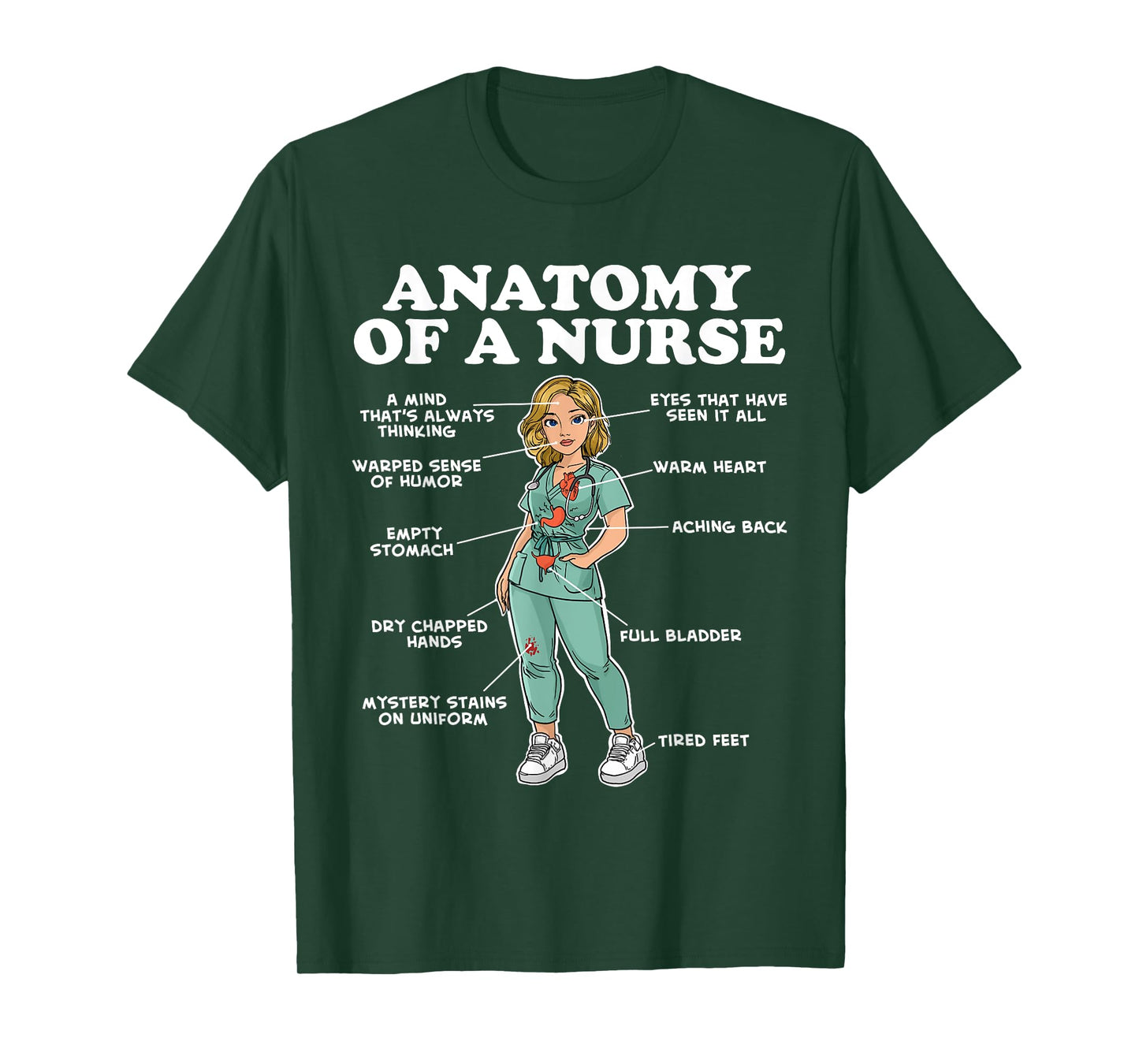 Anatomy of a Nurse T-Shirt