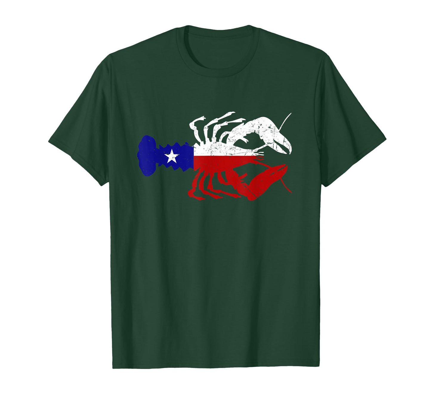 Crawfish Texas Seafood Shellfish Lone Star Southern Food T-Shirt