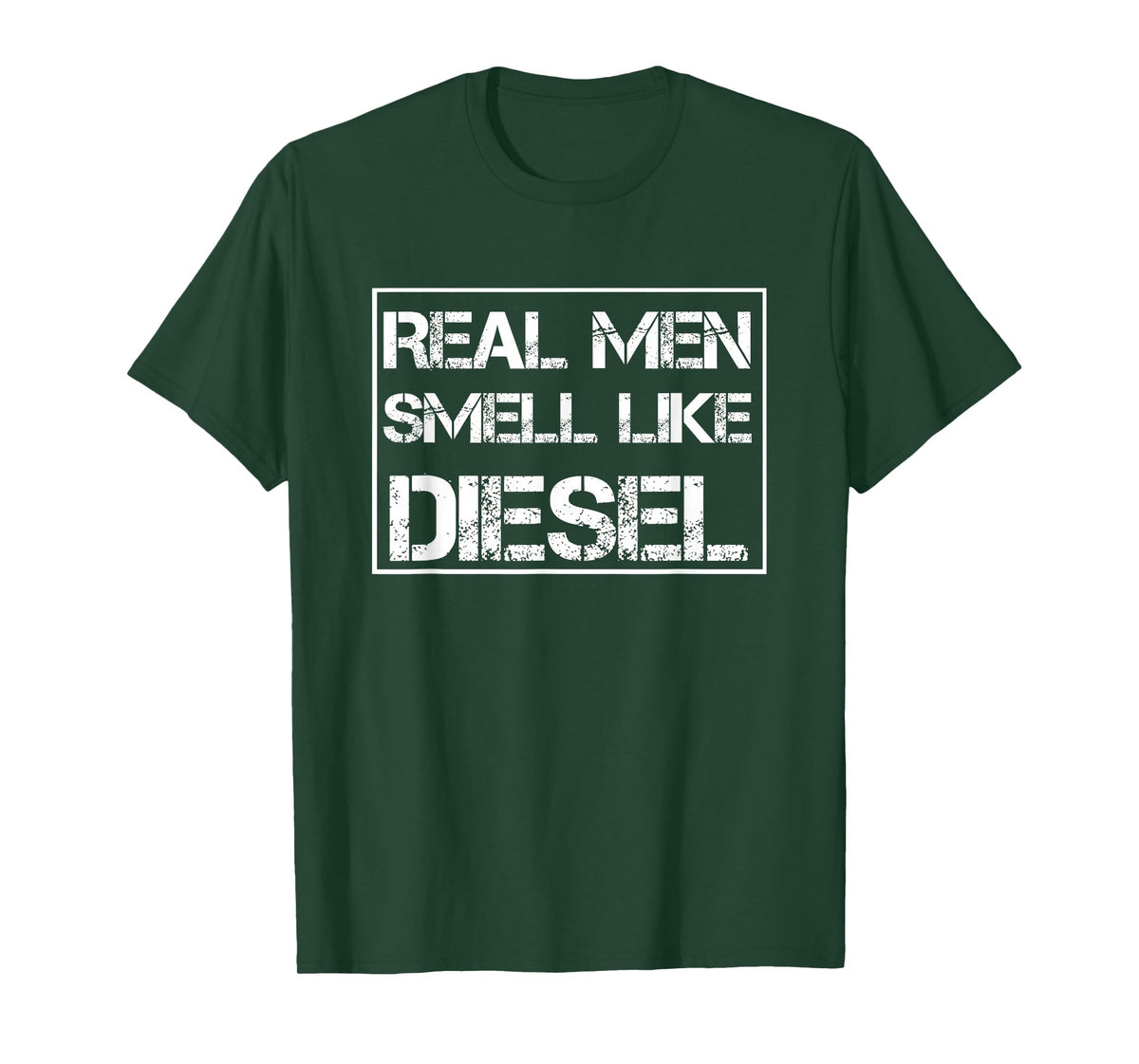 Real Men Smell Like Diesel T-Shirt Mechanic Trucker Farmer T-Shirt