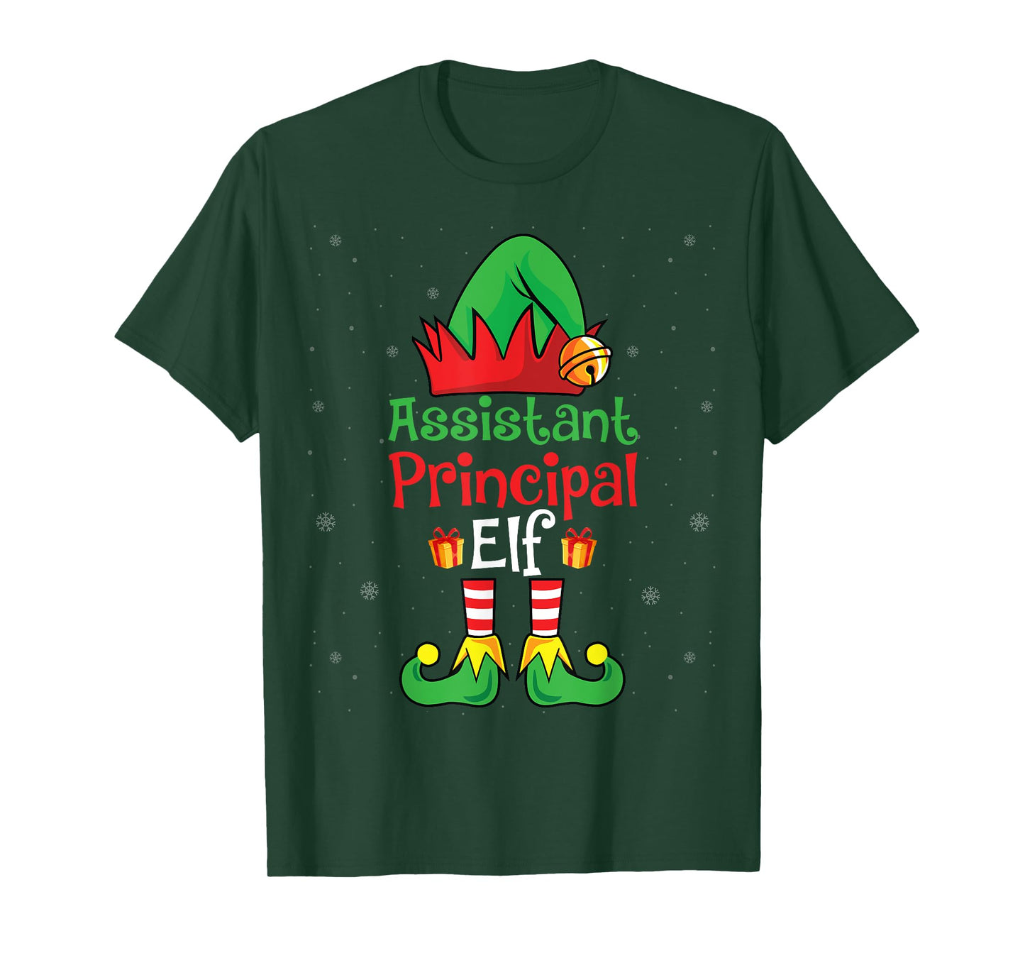 Assistant Principal Elf Xmas Party Christmas Holidays Elf T-Shirt