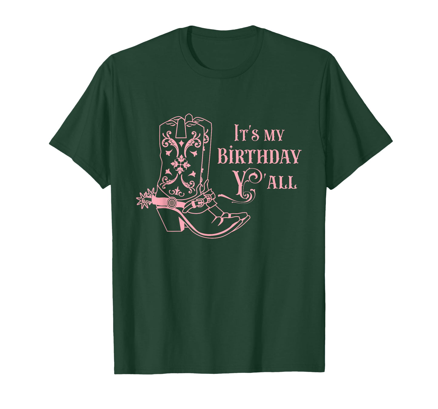 Cowgirl Birthday Y'all Country Western Bday Girl T-Shirt