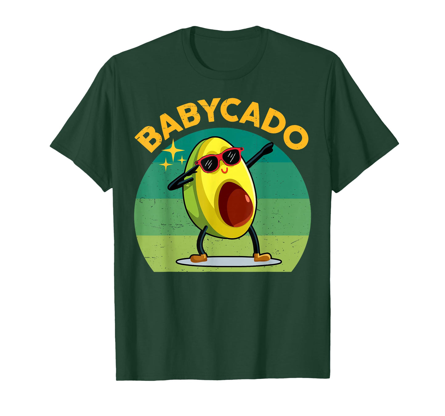 Cute Babycado Dabbing Avocado-Shirt Funny Avocado Kids Boy T-Shirt