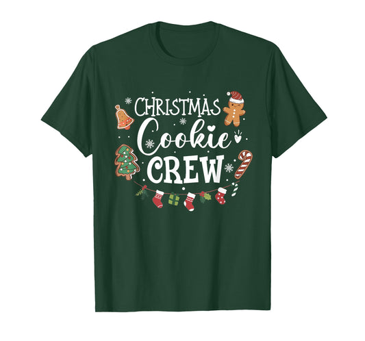 Christmas Cookie Baking Crew Family Baking Team Christmas T-Shirt