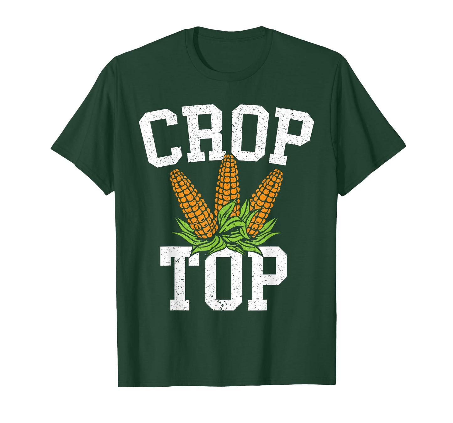 Crop Top Corn Farming Agriculturist Aggriculture Farmer T-Shirt