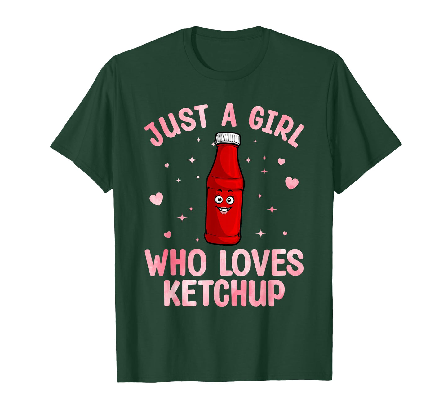 Cool Ketchup Art for Women Girls Kid Ketchup Novelty Ketchup T-Shirt